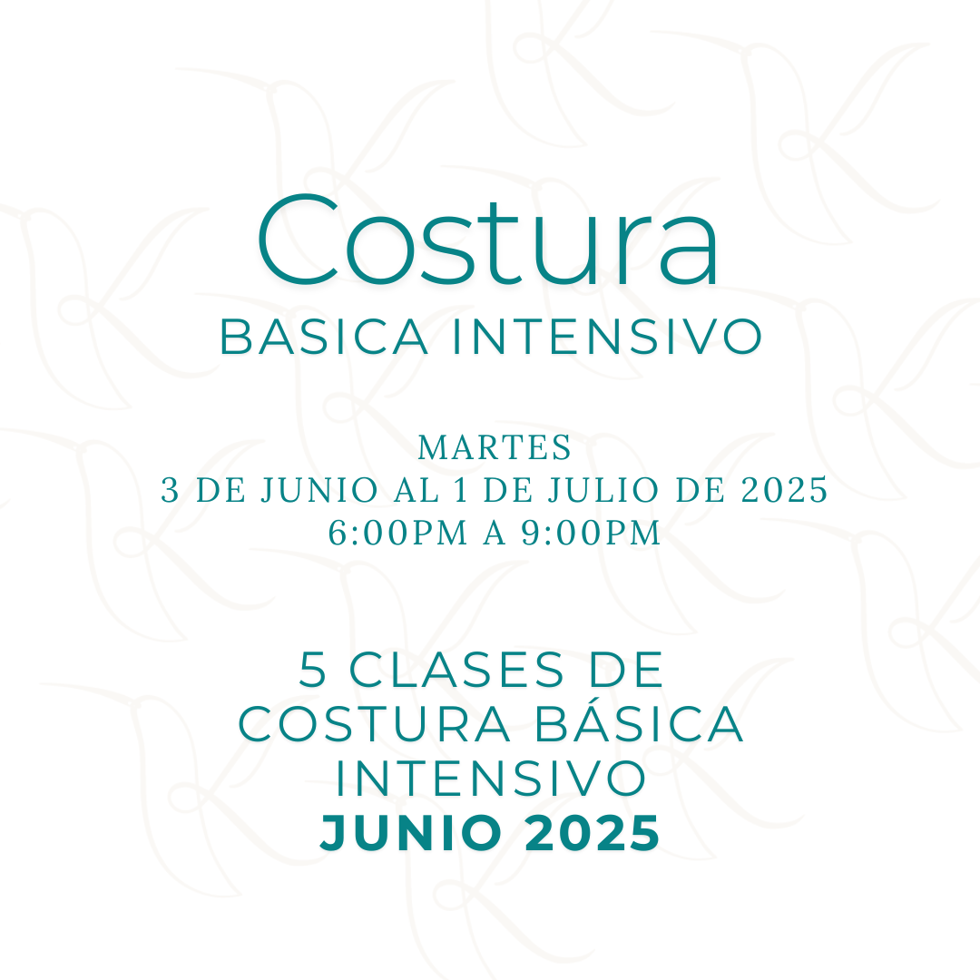Costura Básica Intensivo Junio 2025