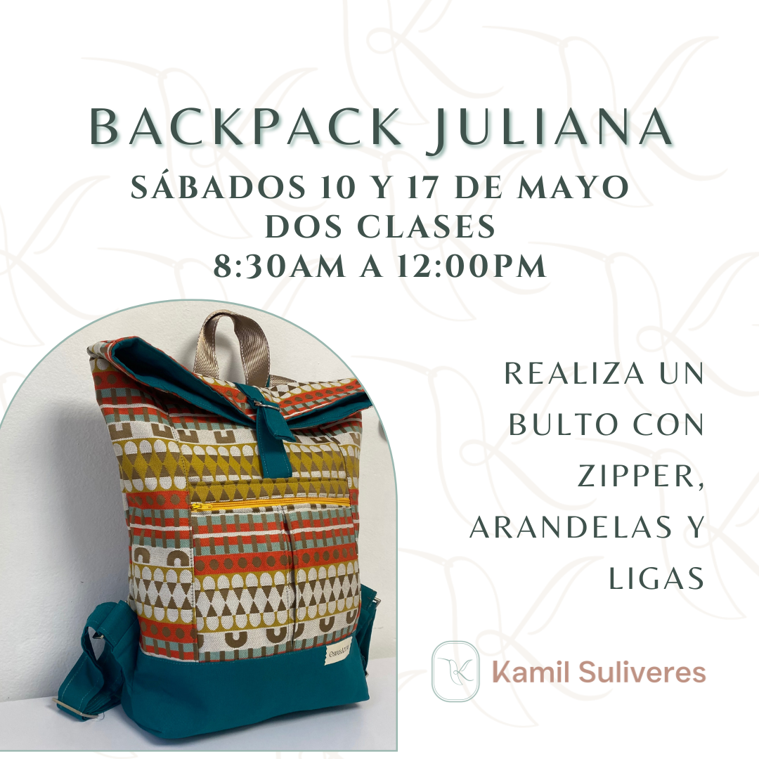 Taller Presencial: Backpack Juliana
