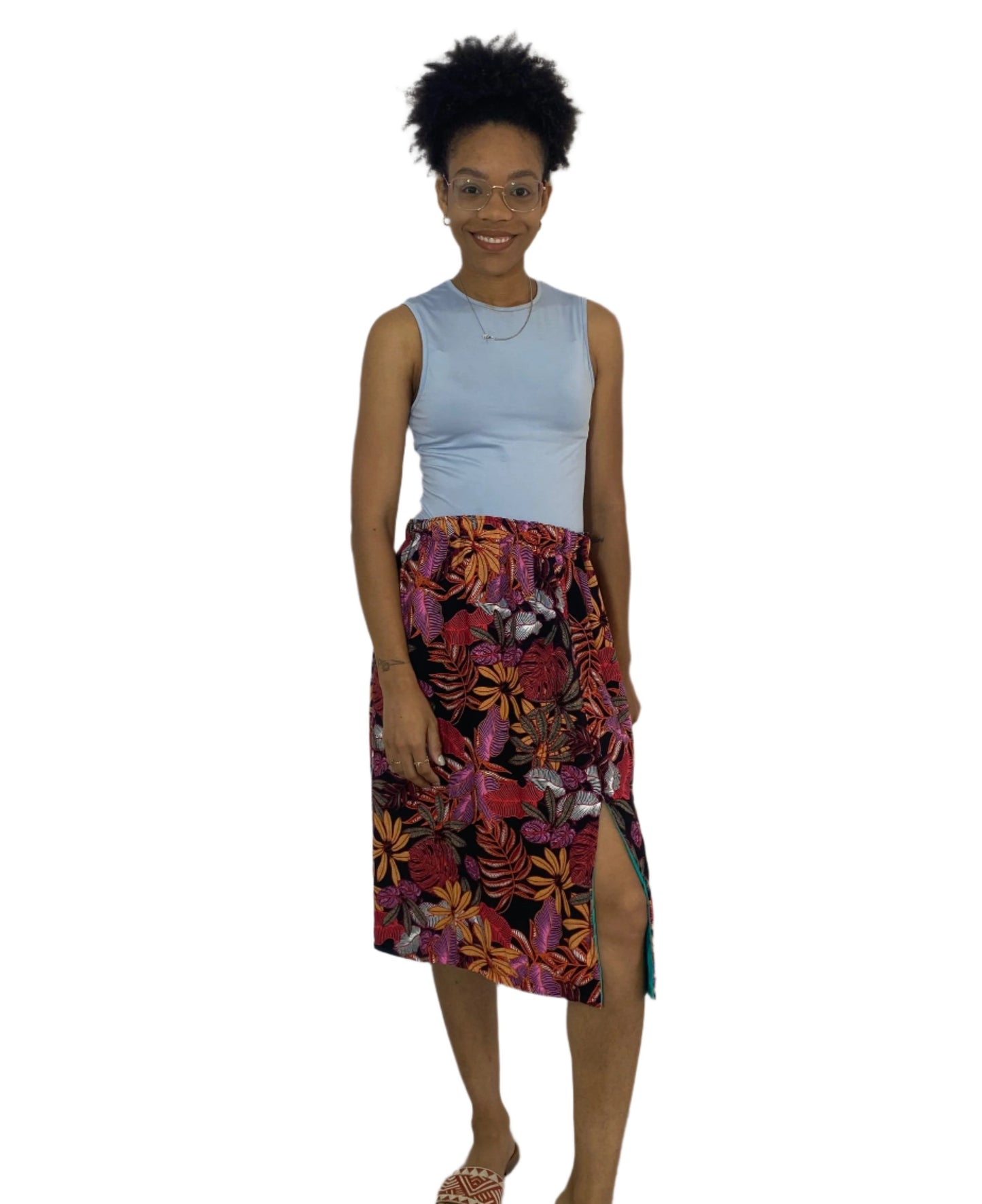 Skirt Reversible Turquesa