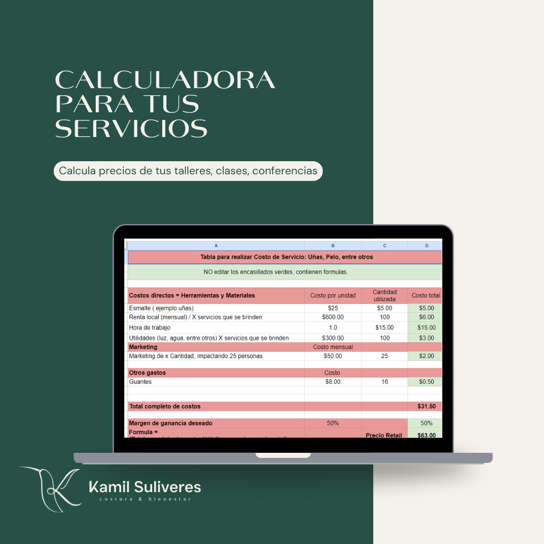 Ebook: Calcula tus precios de productos hechos a mano