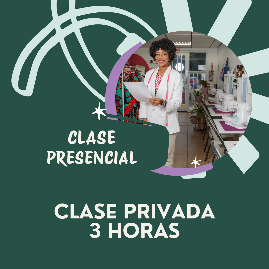 Clase de Costura Privada PRESENCIAL