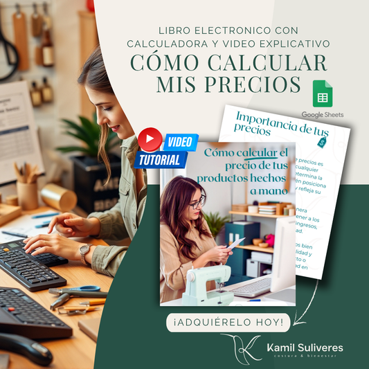 Ebook: Calcula tus precios de productos hechos a mano
