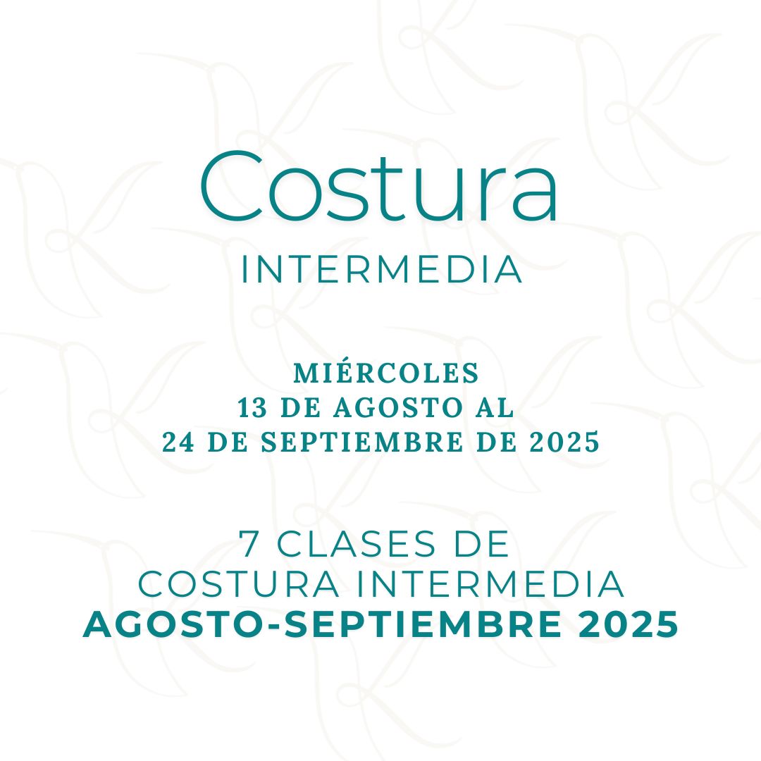 Costura Intermedia Miércoles Agosto 2025