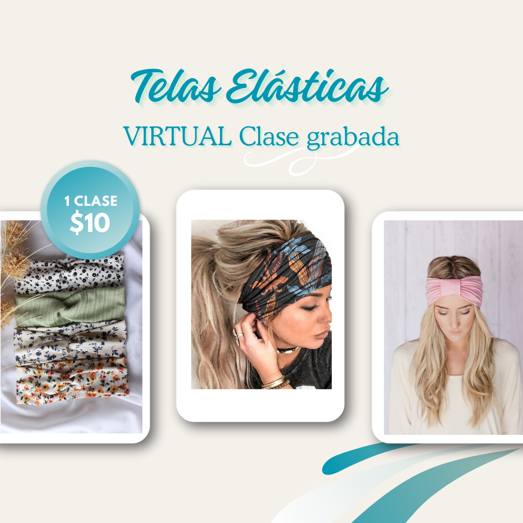 Clase Bandanas en Telas Elásticas