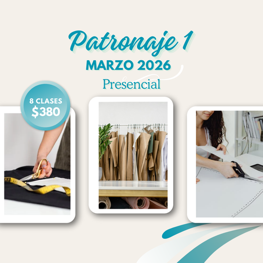 Patronaje Básico Sábados Marzo- Mayo 2026