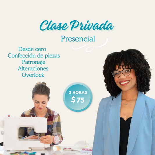 Clase de Costura Privada PRESENCIAL