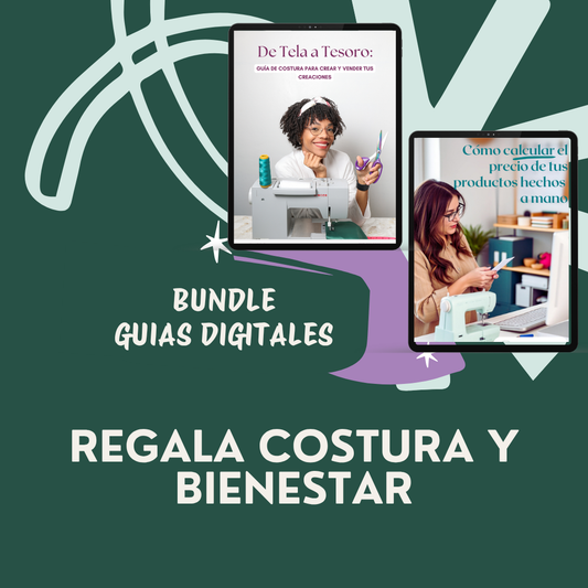 BUNDLE: Guía de Costura para Crear y  Vender tus Creaciones y Calculadoras de precios