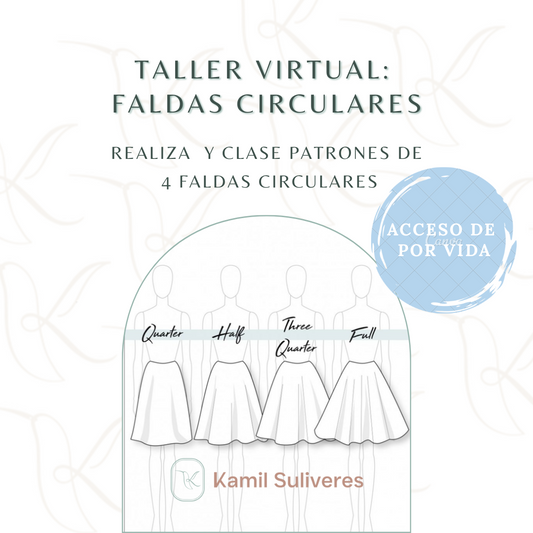 Clase Virtual: Faldas Circulares