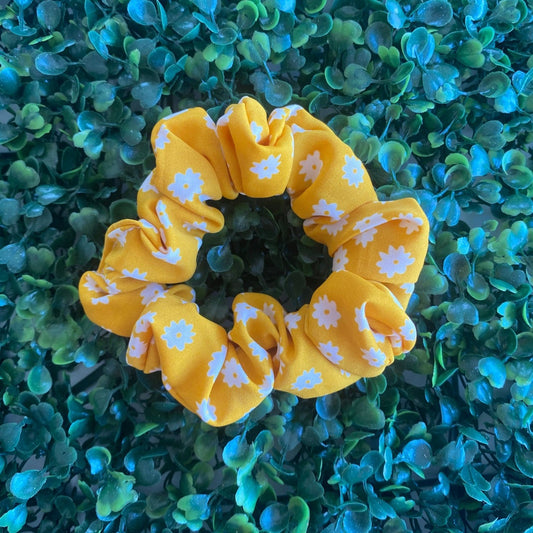  Scrunchie Amarillo | Moño de pelo