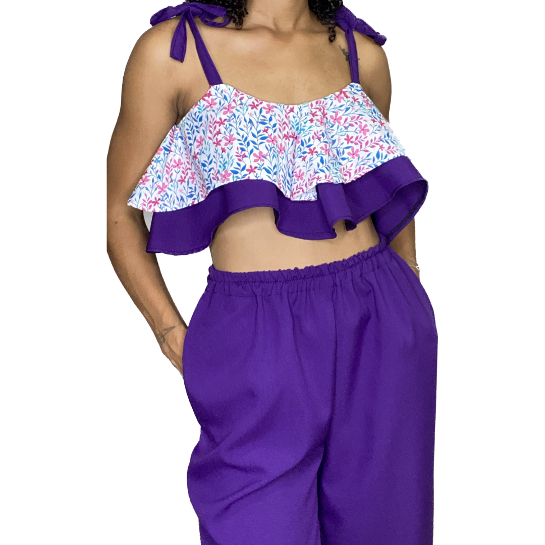 Flawless Top | Crop top Violeta