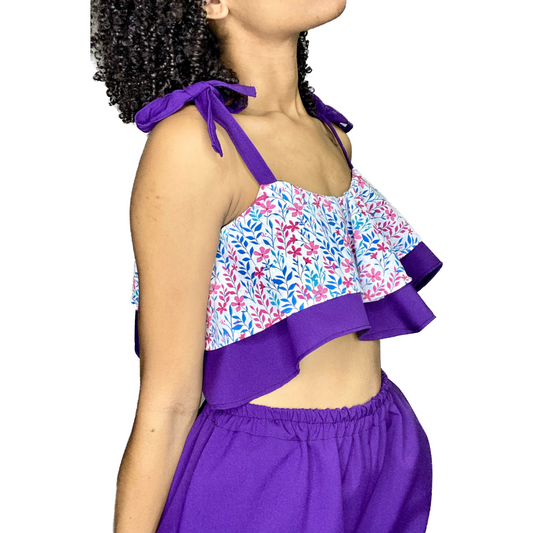 Flawless Top | Crop top Violeta