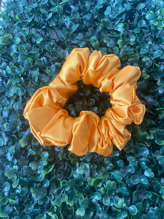 Satin Scrunchie | Blue Scrunchie | Moño de pelo